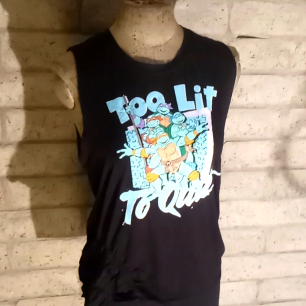 TMNT muscle tee sz L 7